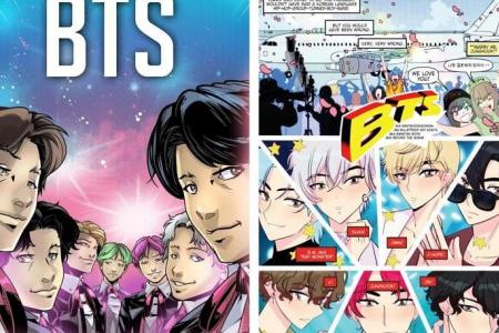 Comic book on K-pop group BTS charts their rise to stardom and military service 