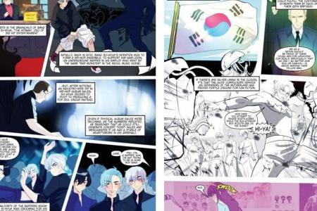 Comic book on K-pop group BTS charts their rise to stardom and military service 