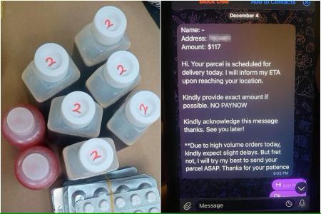 Woman in Singapore says her husband abuses prescription drugs he buys on Telegram