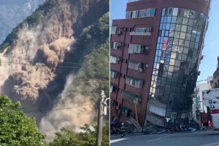No tremors in S'pore from magnitude-7.4 Taiwan quake