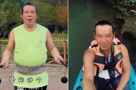 Former DJ Dongfang Billy reveals he weighed 126kg in June, working to regain his trim physique