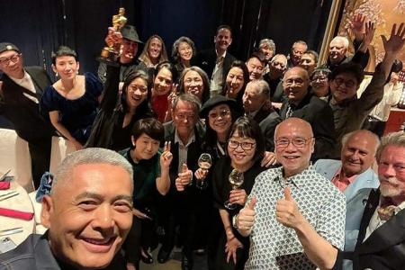 Michelle Yeoh celebrates Oscars win with celebrities in Hong Kong 