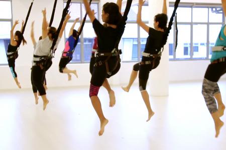 Flying high with the Bungee Workout
