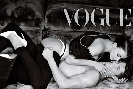 Cristiano Ronaldo strips for Vogue cover