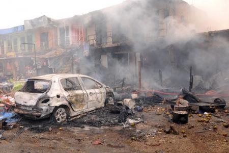Car bombings bring down buildings in Nigeria