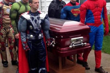 Superhero funeral for 5-year-old boy who died from brain tumour