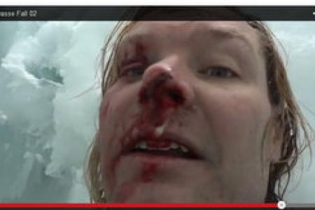 US scientist falls 21m into mountain crevasse, videocams his survival