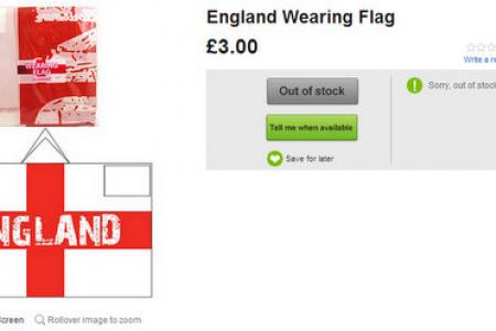 Does wearable England flag look like Ku Klux Klan outfit?