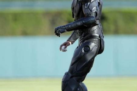Better than 50Cent! RoboCop's first pitch plus three of the best