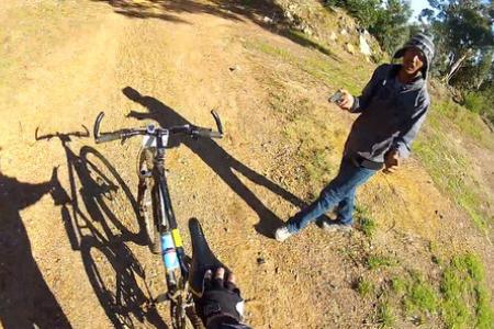 Mounted camera helps mountain biker catch his robbers