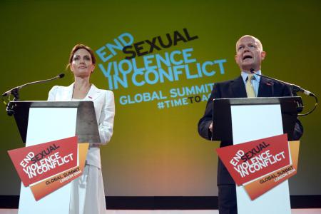 Angelina Jolie vows action against sexual violence in war