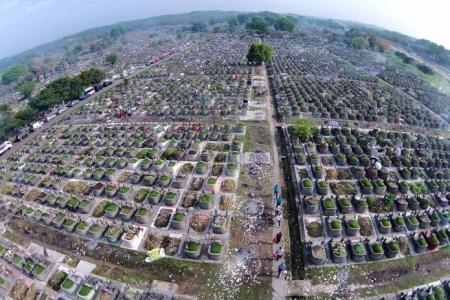 Drone's eye view: Cemeteries never looked so different
