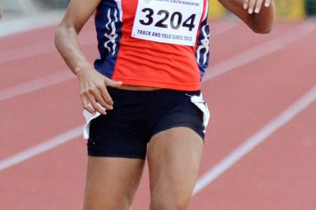 Shanti misses new 100m national record