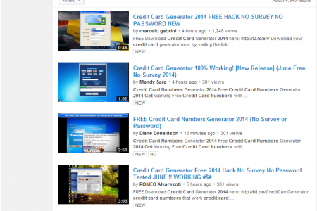 Hackers seen using YouTube to sell stolen credit cards 