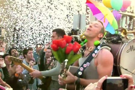 Coldplay hits Sydney streets for new music video