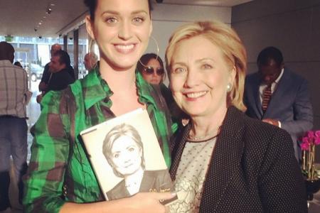 Katy Perry to Hillary Clinton: 'I'll write you a theme song!'