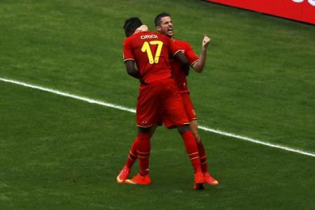 Belgium grind out 1-0 win against Russia