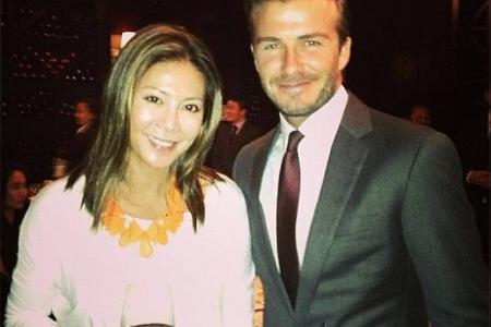 Envious netizens accuse Constance Song of doctoring Instagram pic with Beckham