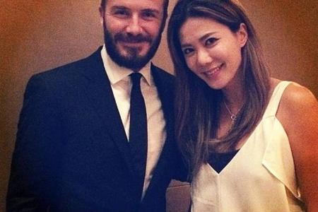Envious netizens accuse Constance Song of doctoring Instagram pic with Beckham