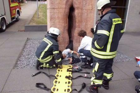 Student saved from giant stone vagina