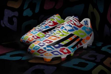 Colourful new boots for birthday boy Messi