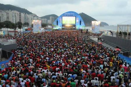  Copacabana Beach a World Cup draw for fans