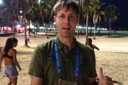 Neil in Brazil: Postcard from Copacabana Beach