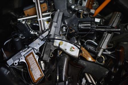 Robbers attack gun collector's home and leave with 31 guns