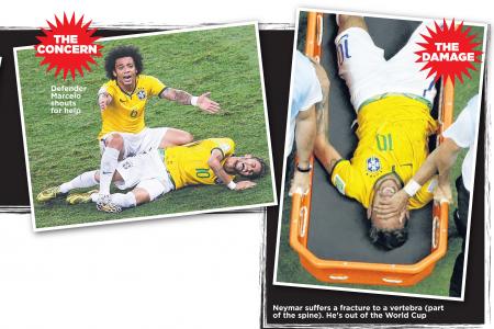 Brazil weeps for Neymar