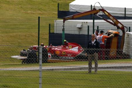 Motor racing: Raikkonen misses F1 test after British GP crash