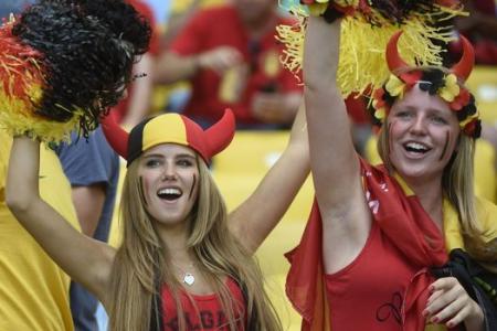 Belgian World Cup fan scores modelling contract after her photo goes viral