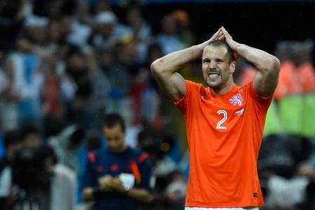 Saved, but Vlaar's penalty for Holland nearly went in...