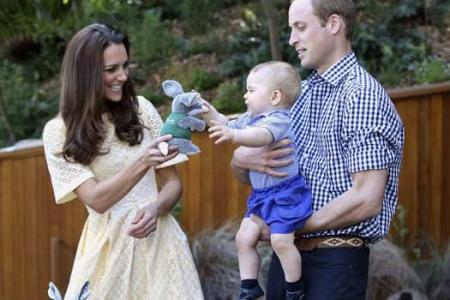 Prince William lets baby George listen to rock music?