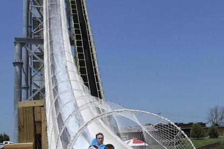 World’s tallest ‘insane’ water slide opens in Kansas City
