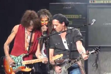 VIDEO: Johnny Depp rocks out with Aerosmith