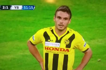 Watch Swiss league player score a stunner...at the wrong end