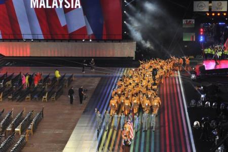 Malaysian contingent's tribute to MH17 victims at Commonwealth Games' opening
