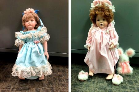 Mystery of dolls left on girls' doorsteps solved