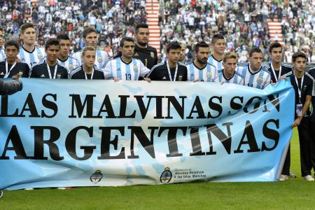 Argentine FA fined for Falklands banner