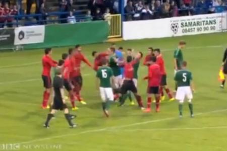 Brawls mar Milk Cup game between N. Ireland and Mexico
