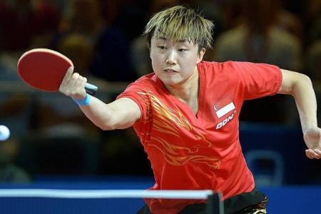 No clean sweep for Singapore in table tennis 