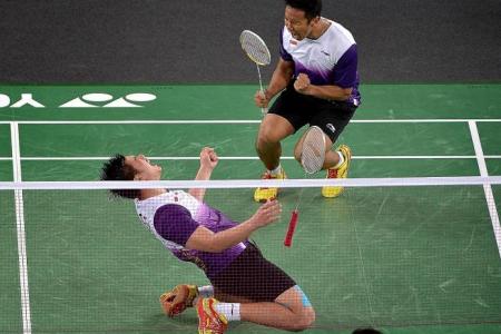 Shuttlers on course for historic men's gold medals