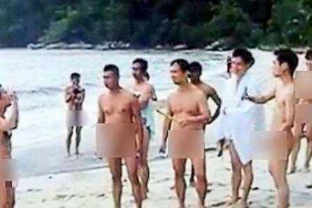 Woman, 34, in Penang nudist video held