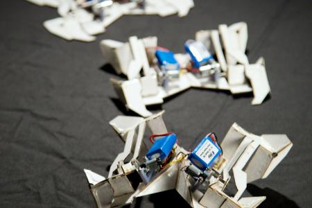 Cool science: 'Origami' robot assembles itself