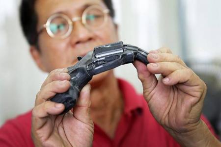 Exclusive peek into Singapore's top prop gun-maker's world 
