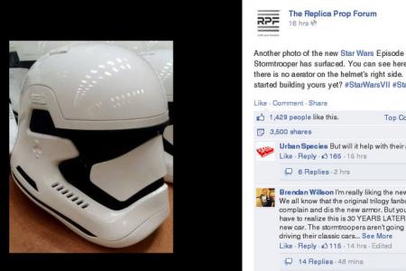 Is this what Stormtroopers' helmets will look like in Episode VII?