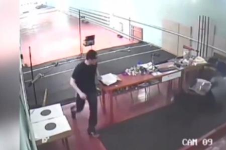 Warning graphic video: 'Joking' student guns down coach at shooting range 
