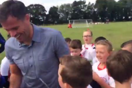 Kid asks former Liverpool player Jamie Carragher: Were you ever bitten by Suarez?