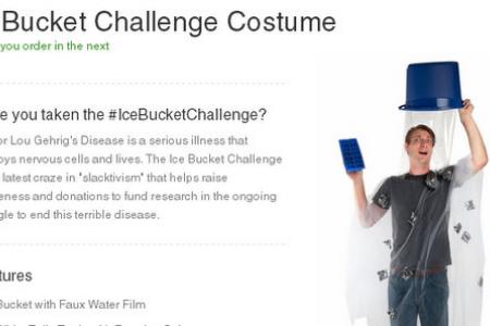 For Halloween: The ice bucket challenge costume