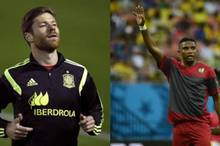Xabi Alonso and Samuel Eto'o retires from international football 